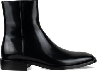 Balenciaga Square Toe Enkellaarsjes - Heren - Enkellaarsjes - Zwart - 39 EU - Leer - Schoenen