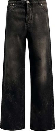 John Richmond Regular Jeans - Heren - Loose Fit Jeans - Zwart - W40 - Katoen - Jeans