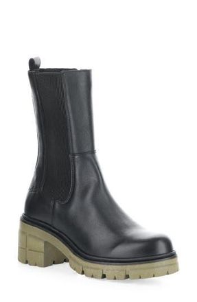 Bos. & Co. Brunas Waterproof Chelsea Boot in Black/khaki Feel/ela at Nordstrom Rack, Size 10-10.5Us / 41Eu