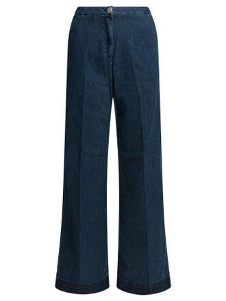 Shaft Jeans a gamba larga Flaire Smocking
