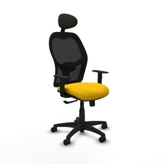 Piqueras y Crespo Silla De Oficina Con Cabecero Piqueras Y Crespo 1d10rn1 Amarillo