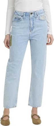 Ichi Cropped Jeans - Dames - Cropped Jeans - Blauw - W34 - Denim - Jeans