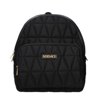 Versace Taschen und Herrens G&uuml;rteltaschen aus schwarzem Stoff