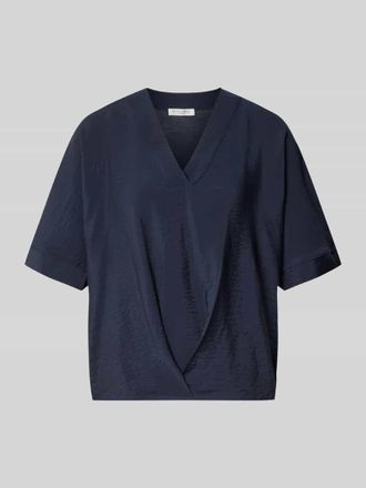 Christian Berg Blusenshirt mit V-Ausschnitt in Anthrazit, Gr&ouml;&szlig;e 34