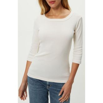 Michael Stars Basic Band Crewneck T-Shirt in Chalk at Nordstrom