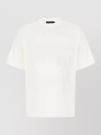 Dolce & Gabbana cotton crew neck short sleeve t shirt