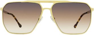Isabel Marant logo-engraved sunglasses - Gold