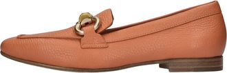 Mara Bini Leren Loafers - Dames - Loafers - Oranje - 37 1/2 EU - Leer - Schoenen