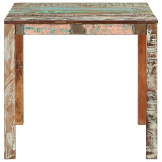 Berkfield Home Dining Table 82x80x76 cm Solid Reclaimed Wood | Size: 82 x 80 x 76 cm