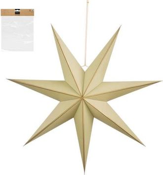 MiCa Decorations kerstster 75cm - papier - goud
