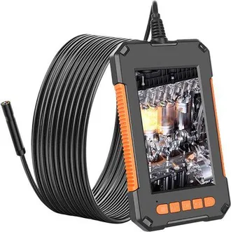 OEM Videoscopio Industrial, 4,3, 1080p, 5m, Led, 2600mah, Resistente Al Agua, Negro/naranja