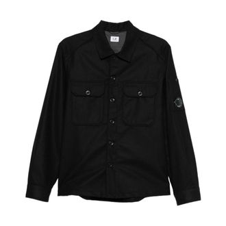 C.P. Company C.p. Company, Heren, Jassen, Zwart, Maat: XL Wol