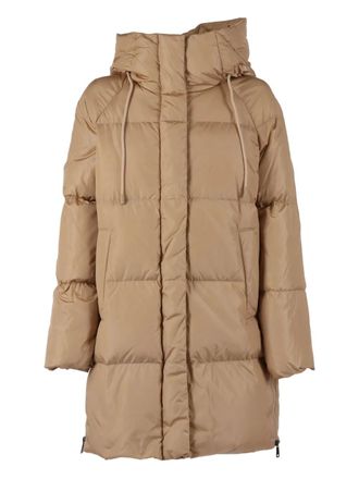 Max Mara Imbottito jas met capuchon - Beige
