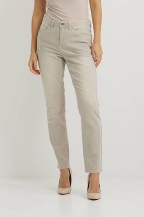 Joseph Ribkoff Rolled Cuff Jean In Tan