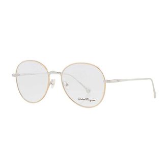 Ferragamo SF2189724 Aviator Full Rim Eyeglasses - Gold