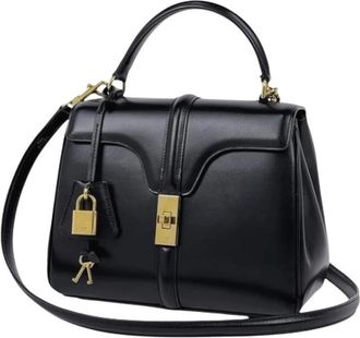 Celine Pre-owned Vintage Handtas - Dames - Pre-owned - Zwart - Maat: ONE Size Zijde