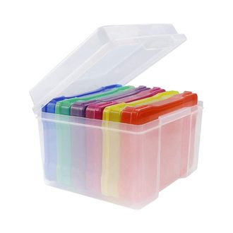 OEM Caja De Almacenamiento De Fotos De 5 X 7 Pulgadas, Organizador De Fotos, Contenedores De Almacenamiento De Im&aacute;genes De Pl&aacute;stico Multicolor, Estuche Pa