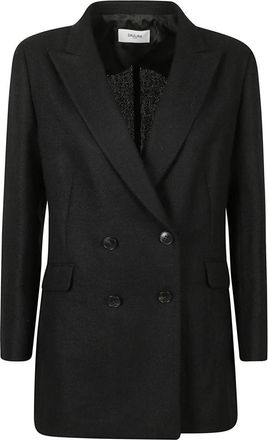 Saulina Milano Anita Blazer - Dames - Blazers - Zwart - L - Wol - Jassen