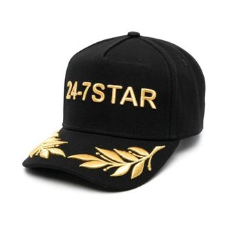 Dsquared2 Caps, male, Black, Size: ONE SIZE Black Cotton Stylish T-shirt