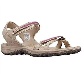 Columbia Womens Santiam Sport Sandal In Silver Sage/ Violet