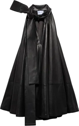 7 For All Mankind Frill Dress Faux Leather 7nfd0h70