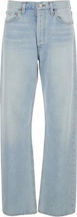 A Gold E Straight Jeans - Dames - Regular Fit Jeans - Blauw - W25 - Denim - Jeans