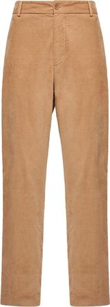 Moncler Moncler Corduroy Pants, Men, Beige, Size: 48