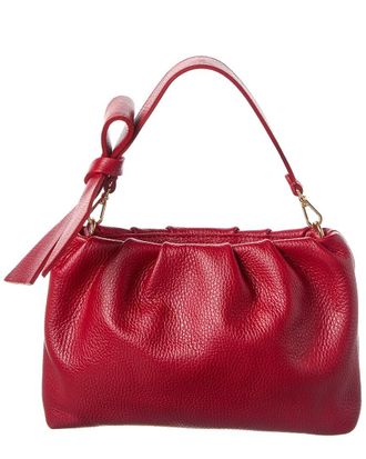 Persaman New York Lilie Bow Leather Shoulder Bag