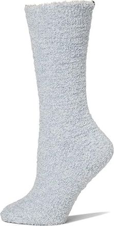 Barefoot Dreams Cozychic (r) Heathered Socks Womens Crew Cut Socks Shoes Heathered Snow Drop : SM-MD (Womens Shoe 5-10), Polyester/Spandex