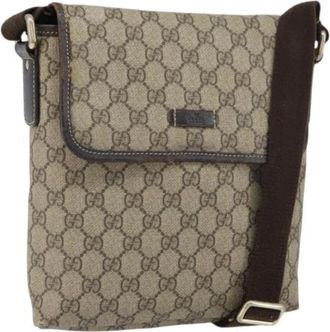 Gucci Pre-owned Cross Body Bags, female, Beige, Size: ONE SIZE Pre-owned Plastic Cross Body Bag