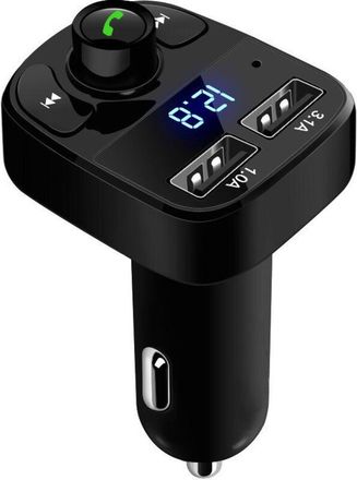OEM [mai Usato]ricevitore E Trasmettitore Bluetooth Per Auto X8, Lettore Mp3 Multifunzione, Caricatore Usb Con Doppio Schermo