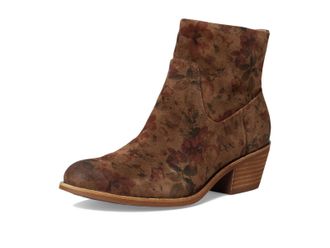 S&ouml;fft April SF0116120 Boots WomensB Brown Floral Suede Ankle Bootie ZOGG3227