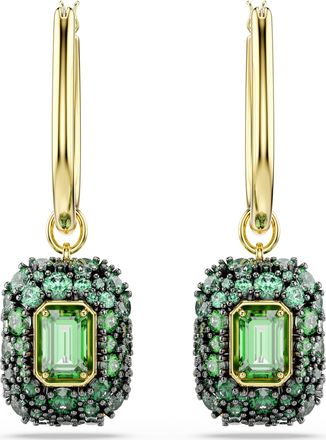 Swarovski Sublima 18k Gold Plated Drop Earrings