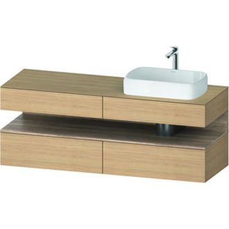 Duravit Qatego Consola Mueble Bajo Lavabo, 2 Extensiones, 2 - Duravit