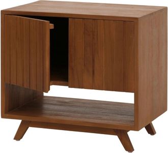 Hhg Hhg - Mueble De Lavabo De Teca 778, Mueble De Lavabo, Teca De Grado B De Alta Calidad (duramen, 20-30 A&ntilde;os), 61x65x40cm