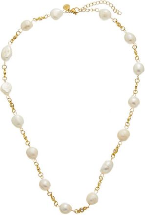 Petit Moments 18K Plated Pearl Beaded Necklace