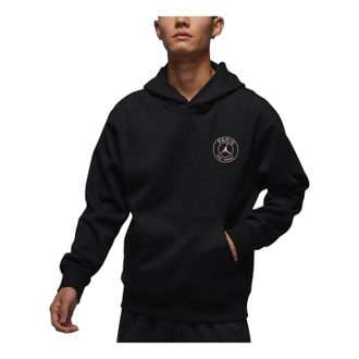 Nike Jordan Air Jordan Paris Saint-Germain Fleece Hoodie Asia Sizing Off Noir Pink FV7731-045