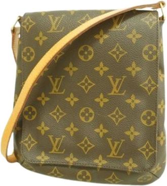 Louis Vuitton Pre-owned Cross Body Bags, female, Brown, Size: ONE SIZE Pre-owned Musette Salsa Short Shoulder Bag
