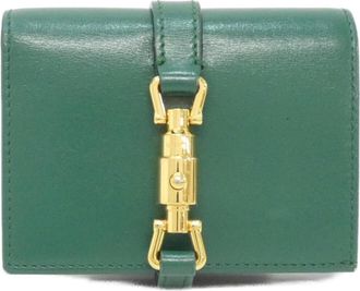 Gucci Emerald Green Leather Wallet (Bi-Fold) (Pre-Owned)