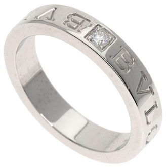 Bulgari White Gold White Gold (18K) Band Ring (Pre-Owned)