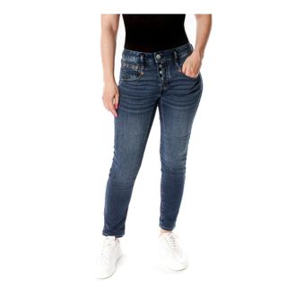 Herrlicher Slim-fit Jeans - Dames - Skinny Jeans - Blauw - W31 - Katoen - Jeans
