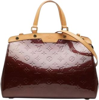 Louis Vuitton Pre-owned Handbag- Shoulder bag - Dames - Vintage Handtas - Rood - ONE Size - Leer - Vintage