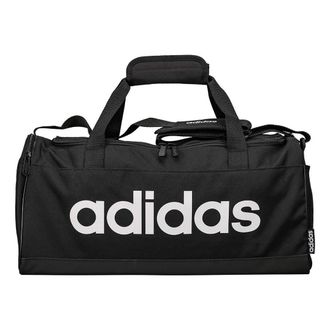 adidas Linear Logo Duffle Bag Black FL3693