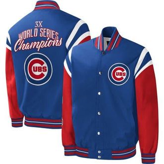 G-III Sports by Carl Banks Mens G-III Sports by Carl Banks Royal Chicago Cubs Title Holder Full-Snap Varsity Jacket at Nordstrom, Size Small