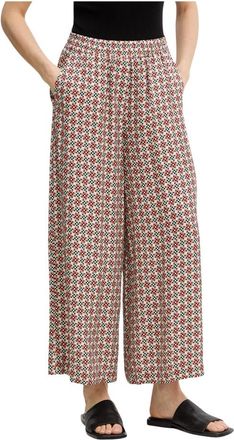 Paul Smith Geometric Print Broeken - Dames - Wijde Broeken - Veelkleurig - S - Broeken