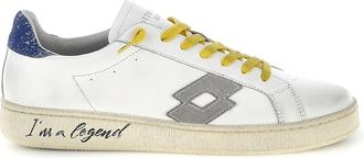 Lotto Autograph Legend 2 - Heren - Sneakers - Wit - 45 EU - Leer - Schoenen