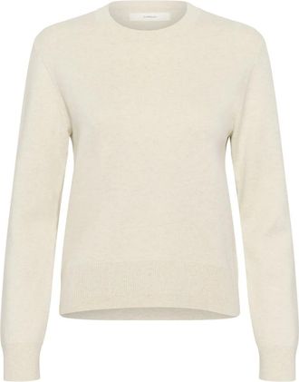 Inwear Jersey de Punto Crudo Blanco Melange - Knitwear - Mujer - Beige - XL