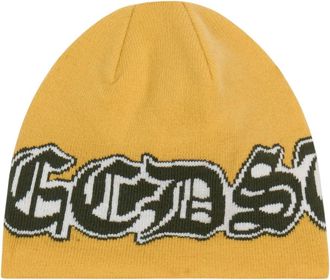 GCDS Gorro G&oacute;tico - Accessories - Mujer - Amarillo - ONE SIZE