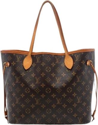 Louis Vuitton Pre-owned Tote Bags, female, Brown, Size: ONE SIZE Pre-owned Neverfull MM