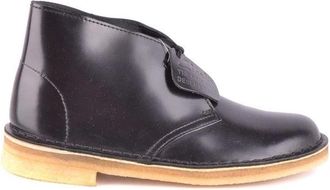 Clarks Veterschoenen - Dames - Veterlaarzen - Zwart - 37 1/2 EU - Leer - Schoenen